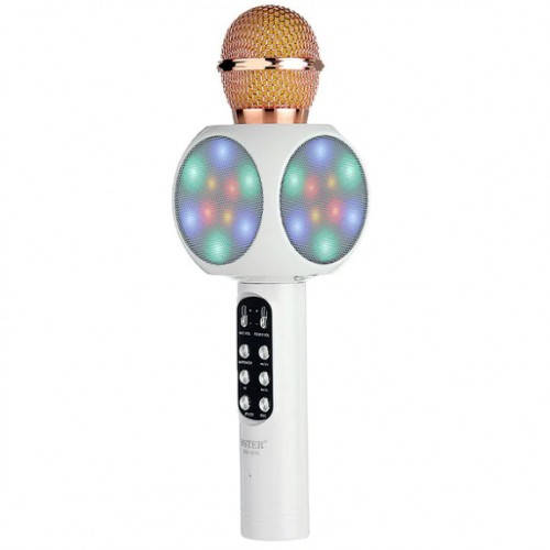 Караоке мікрофон bluetooth WS-1816 White