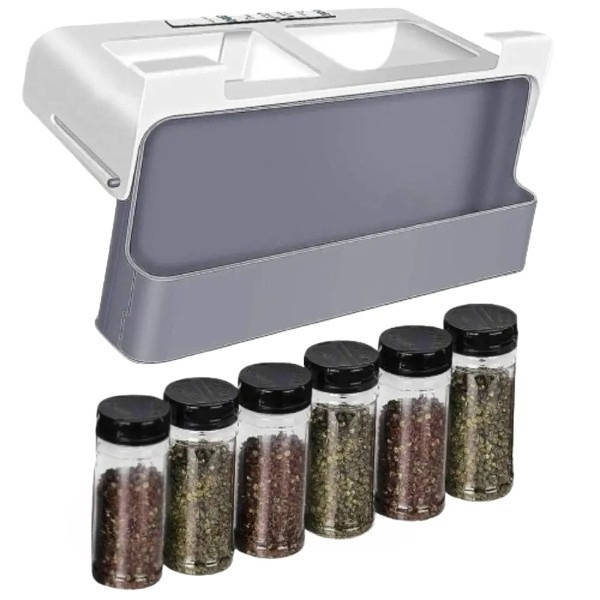 Організатор для зберігання спецій Spice Rack Сірий