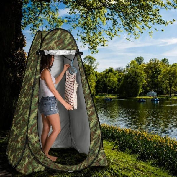 Намет мобільний туристичний Душ/Туалет 120*190см Tent AND GZY Камуфляж