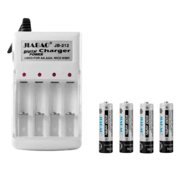 Зарядний пристрій із АА акумуляторами Jiabao Digital Charger JB-212