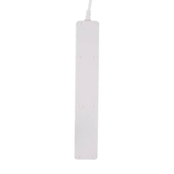 Подовжувач мережі 3 роз'єми / 4-USB / 3.4A Anti-Static BKL-02 Power Socket Білий