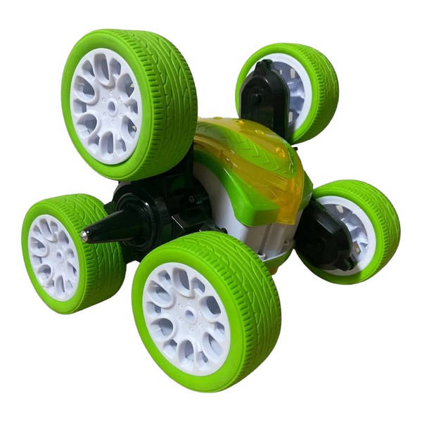 Машинка перевертня на радіокеруванні Stunt Car Exciter Зелена