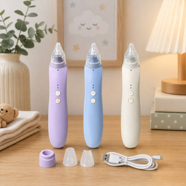 Аспіратор дитячий назальний Baby Nasal Aspirator NS-D1001 Рожевий