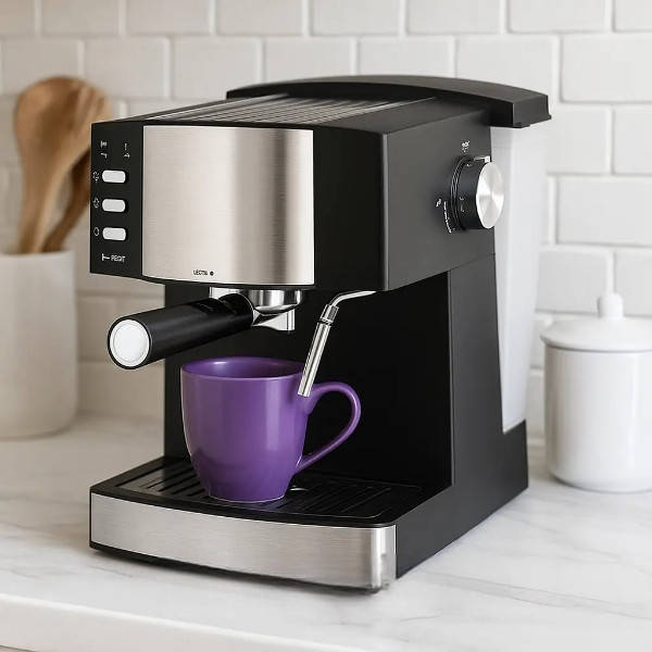 Кавоварка 1,6л 850Вт Domotec MS 113 Чорна