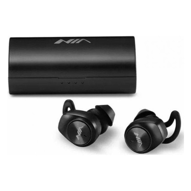 Вакуумні Bluetooth Навушники із сенсорним кейсом NIA MDR NB-710 Чорні